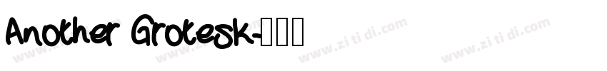 Another Grotesk字体转换